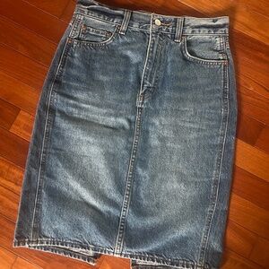 Denim Forum '90s Pencil Skirt